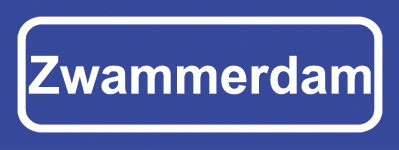 Koelkastmagneet plaatsnaambord Zwammerdam