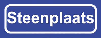 Koelkastmagneet plaatsnaambord Steenplaats