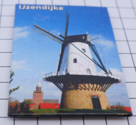 koelkastmagneet plaatsnaambord Ijzendijke N_ZE8.902