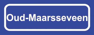 Koelkastmagneet plaatsnaambord Oud-Maarsseveen