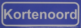Koelkastmagneet plaatsnaambord Kortenoord