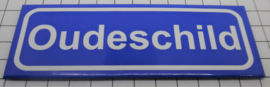 koelkastmagneet plaatsnaambord Oudeschild P_NH3.0008