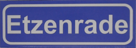Koelkastmagneet plaatsnaambord Etzenrade