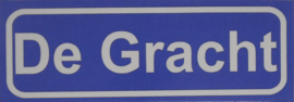Koelkastmagneet plaatsnaambord De Gracht