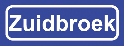 Koelkastmagneet plaatsnaambord Zuidbroek