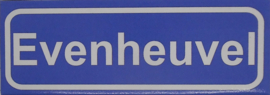 Koelkastmagneet plaatsnaambord Evenheuvel