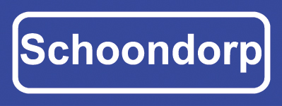 Koelkastmagneet plaatsnaambord Schoondorp