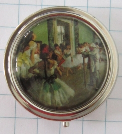 PIL 126 pillendoosje met spiegel dansschool Degas