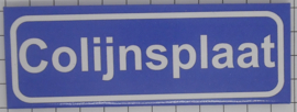 Koelkastmagneet plaatsnaambord Colijnsplaat