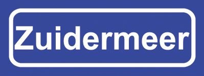 Koelkastmagneet plaatsnaambord Zuidermeer
