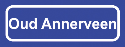 Koelkastmagneet plaatsnaambord Oud Annerveen
