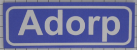 Koelkastmagneet plaatsnaambord Adorp