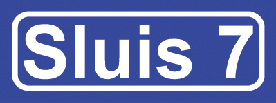 Koelkastmagneet plaatsnaambord Sluis 7