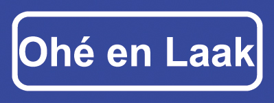 Koelkastmagneet plaatsnaambord Ohé en Laak