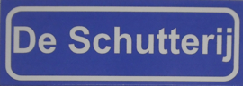 Koelkastmagneet plaatsnaambord De Schutterij