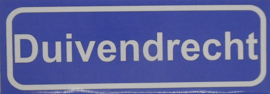 Koelkastmagneet plaatsnaambord Duivendrecht