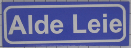 Koelkastmagneet plaatsnaambord Alde Leie