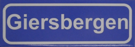Koelkastmagneet plaatsnaambord Giersbergen
