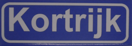 Koelkastmagneet plaatsnaambord Kortrijk