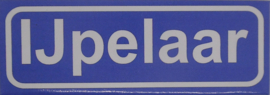 Koelkastmagneet plaatsnaambord Ijpelaar