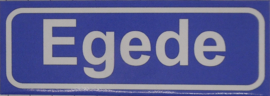 Koelkastmagneet plaatsnaambord Egede