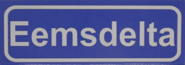 Koelkastmagneet plaatsnaambord Eemsdelta