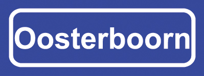 Koelkastmagneet plaatsnaambord Oosterboorn