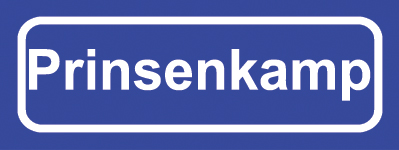 Koelkastmagneet plaatsnaambord Prinsenkamp