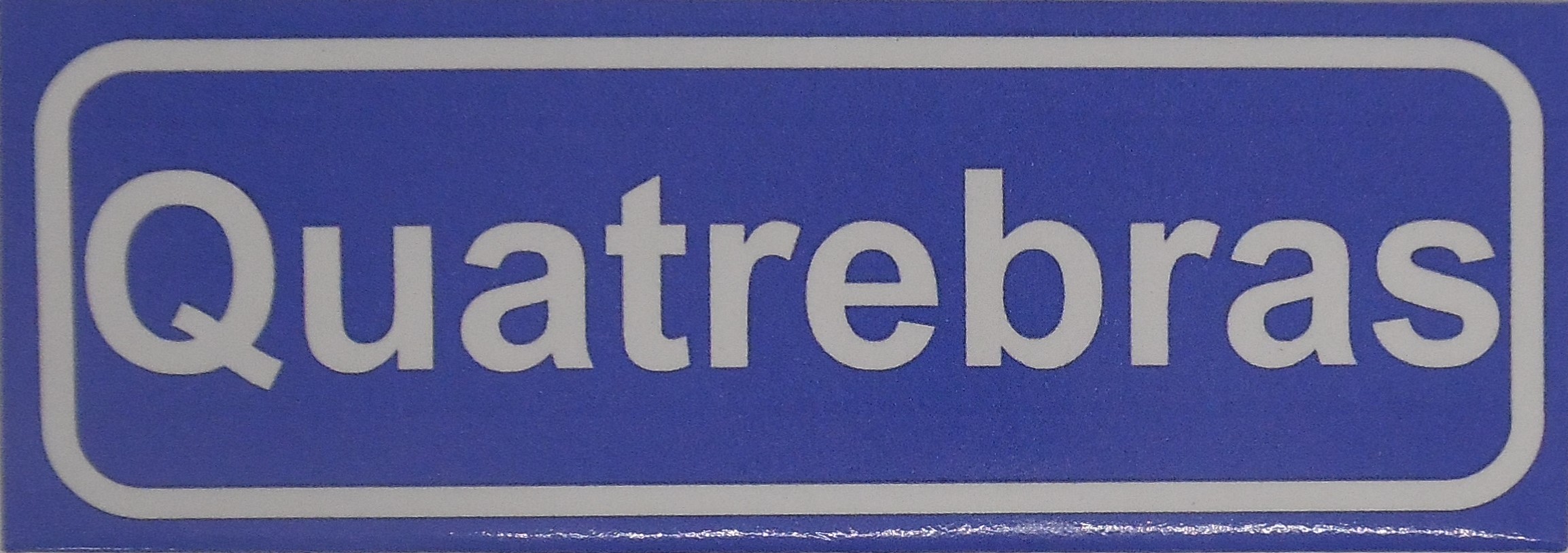 Koelkastmagneet plaatsnaambord Quatrebras