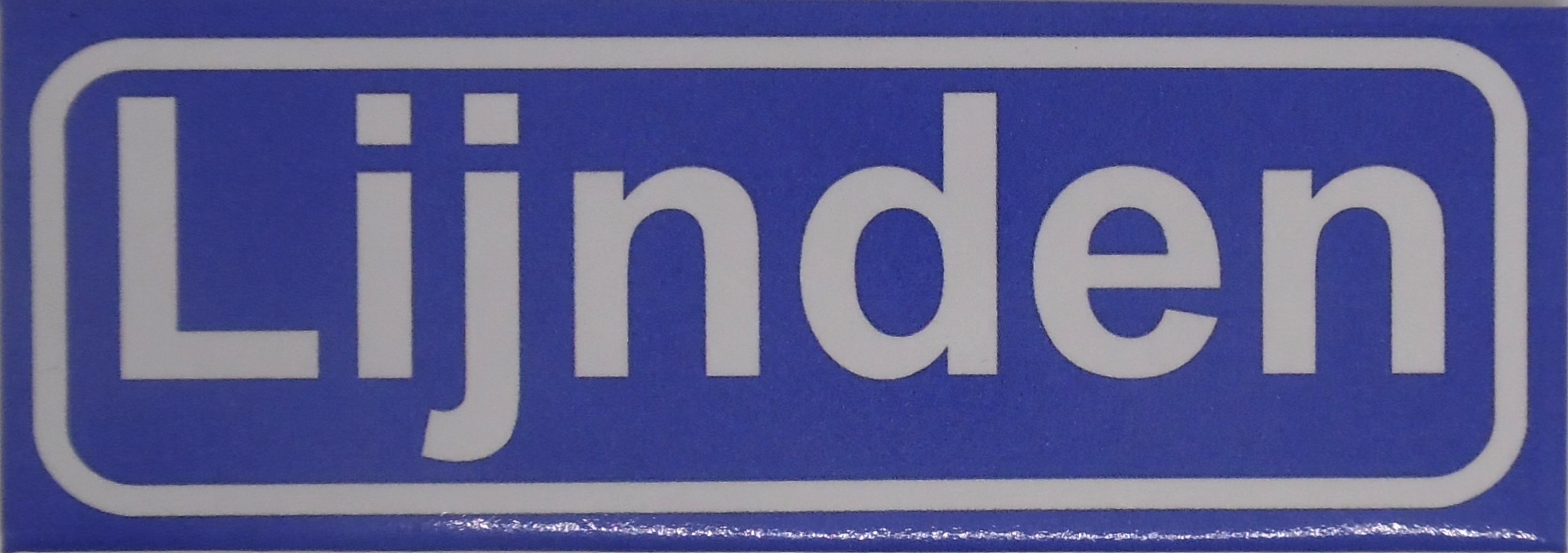 Koelkastmagneet plaatsnaambord Lijnden
