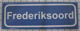 Koelkastmagneet plaatsnaambord Frederiksoord