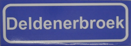 Koelkastmagneet plaatsnaambord Deldenerbroek