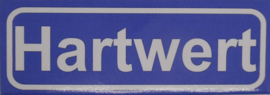 Koelkastmagneet plaatsnaambord Hartwert