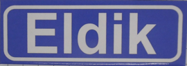 Koelkastmagneet plaatsnaambord Eldik