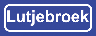 Koelkastmagneet plaatsnaambord Lutjebroek