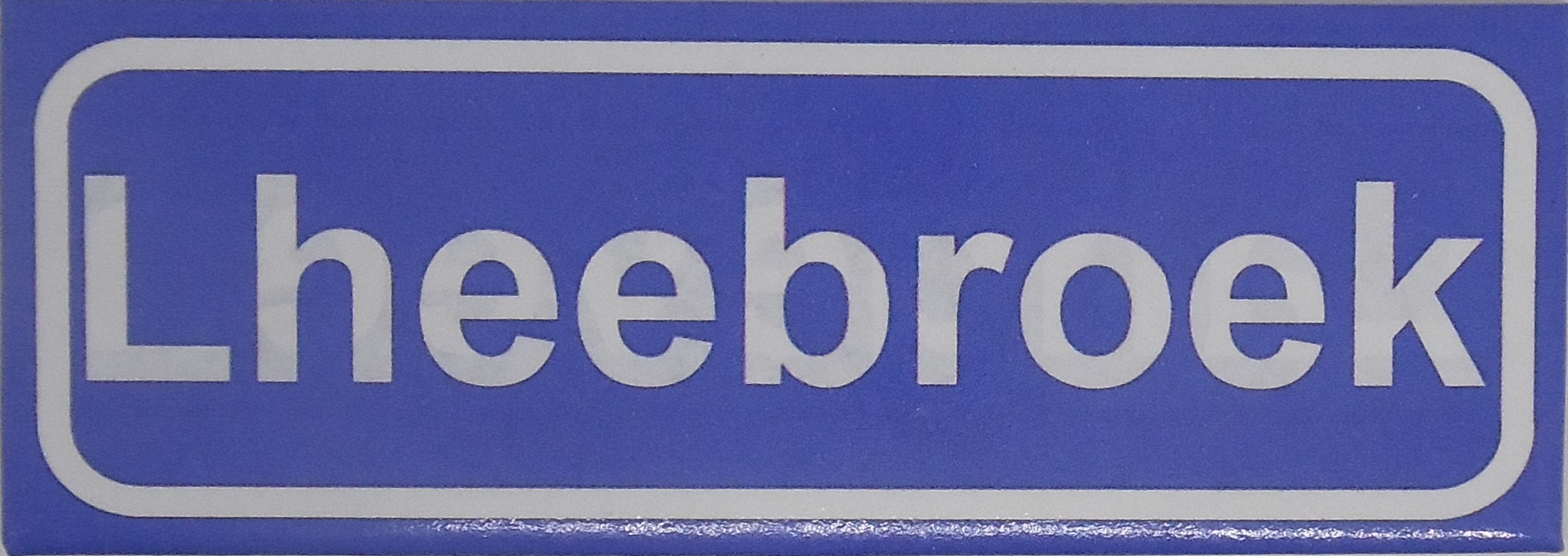 Koelkastmagneet plaatsnaambord Lheebroek