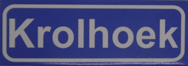 Koelkastmagneet plaatsnaambord Krolhoek