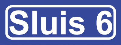 Koelkastmagneet plaatsnaambord Sluis 6