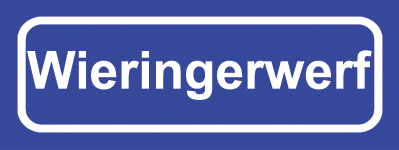 Koelkastmagneet plaatsnaambord Wieringerwerf