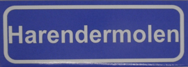 Koelkastmagneet plaatsnaambord Harendermolen