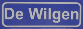 Koelkastmagneet plaatsnaambord De Wilgen