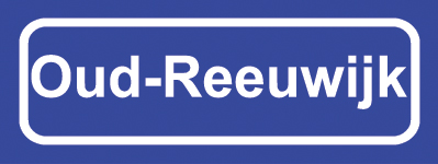Koelkastmagneet plaatsnaambord Oud-Reeuwijk