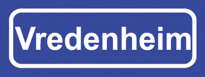 Koelkastmagneet plaatsnaambord Vredenheim