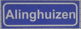 Koelkastmagneet plaatsnaambord Alinghuizen