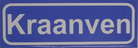 Koelkastmagneet plaatsnaambord Kraanven