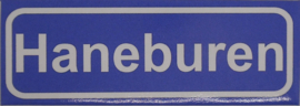 Koelkastmagneet plaatsnaambord Haneburen