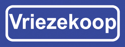 Koelkastmagneet plaatsnaambord Vriezekoop