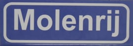 Koelkastmagneet plaatsnaambord Molenrij