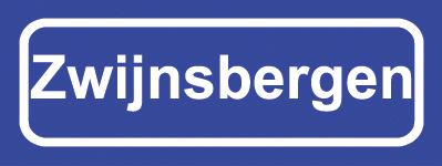 Koelkastmagneet plaatsnaambord Zwijnsbergen