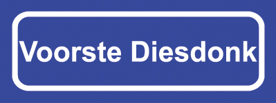 Koelkastmagneet plaatsnaambord Voorste Diesdonk